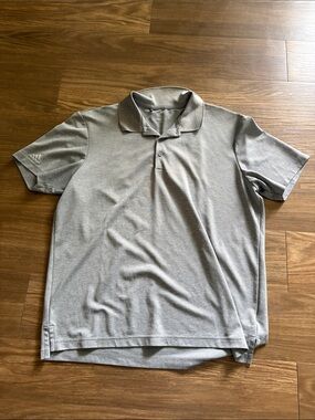 Adidas Men’s Light Gray Polo Shirt